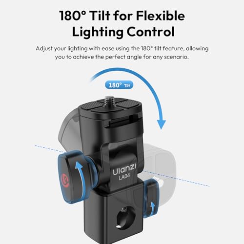 Image of ULANZI LA04 Light Stand Mount Adapter w 1 /4 inch Screw for Light Tripod