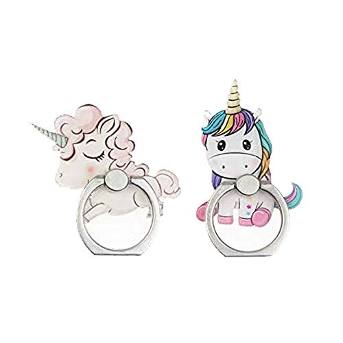 4-Pack Phone Ring Holder Stand, Cute Unicorn 360 Rotation Finger Grip Stand Mount For Cellphones And Tablets (Unicorn Ring) #TOP1
