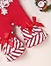 Perdeca My First Christmas Newborn Baby Girls Clothes Romper Top Bow Tutu Skirt with Headband Dress Outfit Set