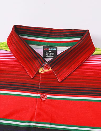 COSLAND Boys' Holiday Polo Shirt Casual Clothes, X-Small-Large4