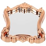 Miroir mural miniature – ce miroir miniature aux détails exquis est très esthétique et convient parfaitement à la décoration d'une chambre de maison de poupée
