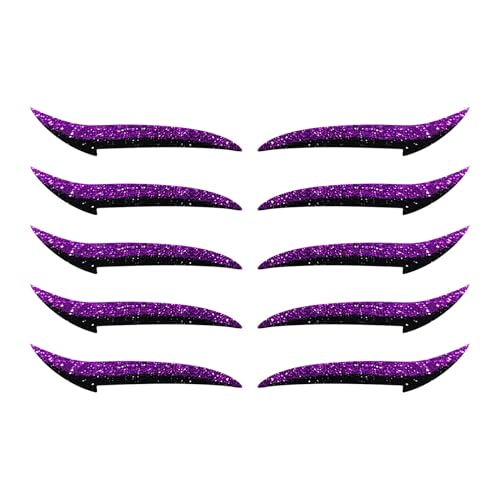 Pegatinas para delineador de ojos, parches para los párpados, rayas adhesivas, duraderas, 10 unidades, citas, bailes, viajes, escenarios