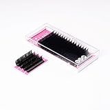 Eva LASH 16 Lines Volume Eyelash Extensions, Individual Pack, C/CC/D/DD Curl, 8-25mm Length, 0.05/0.