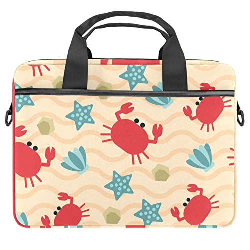 Housse ordinateur 14 pouces crabe sacoche bandoulière PC portable