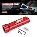 PQY Aluminum Handbrake Cover Hand Brake Sleeve Handle Protector Universal Red