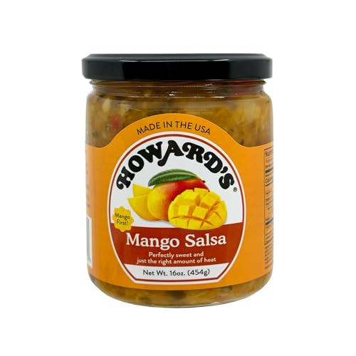 Howard’s Mango Salsa, 16 oz – Sweet & Mildly Spicy