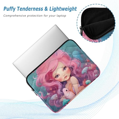 Funda para portátil rosa sirena 13-14 pulgadas miniatura 5
