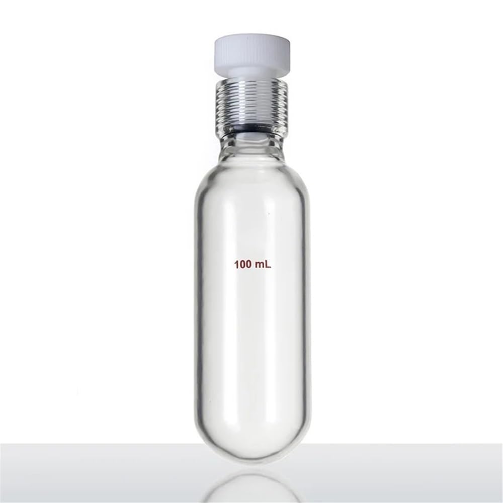 Cristalería de Laboratorio Tapón de rosca interna de PTFE for revestimiento de botellas de pared gruesa resistente a la presión P17(100mL-P170100D)