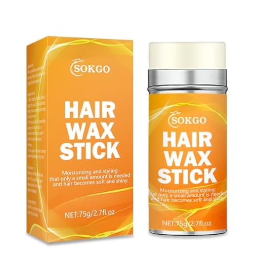 Hair Wax Stick, Long-Lasting Matte Finish for Hair Styling, Edge Control, Smooth Wigs and Flyaways Control