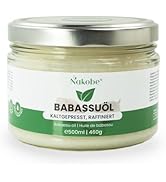 Nakobe Babassuolie, geraffineerd, 100% zuiver, basisolie (500 ml)
