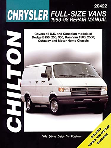 Dodge Vans, 1989-98 (Chilton Total Car Care Series Manuals)