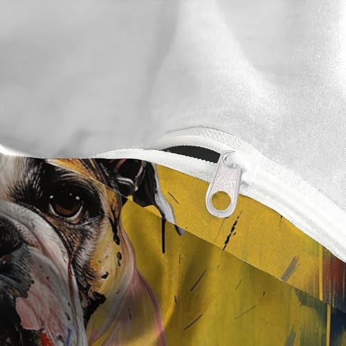Linge de lit chien infroissable résistant aux lavages 3 pièces - 5