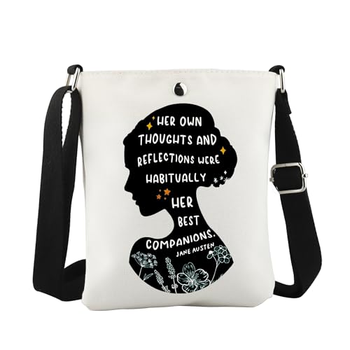 WCGXKO Famous Author Inspired Crossbody Bag Romance Bookish Gift Bookworm Gift - Main Image