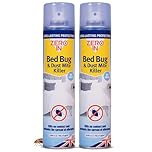 Zero In Bed Bug & Dust Mite Killer – Spray for Mattress, Frames & Furnishings – Ready-to-use Fast-Acting Water-Based Treatment - Long-Lasting Protection & Allergy-Free – Multipack 2x300ml