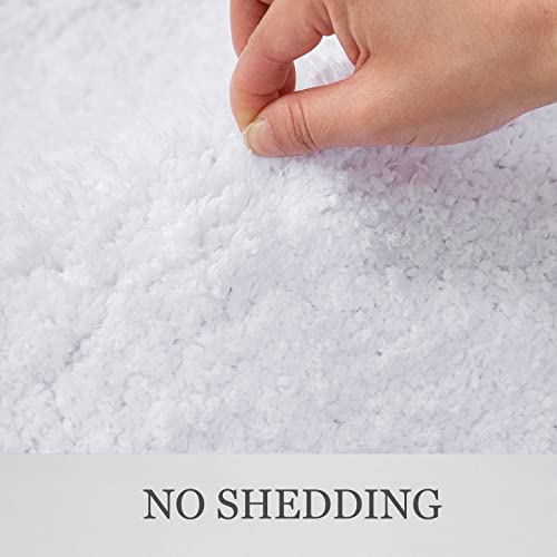 Bathroom Rug Mat,Shag Carpet With Rubber Backing Non Slip,Water Absorbent Bath Rug, Machine Wash/Dry Runner Rug For Tub, Shower, Bedside And Hallway #TOP3