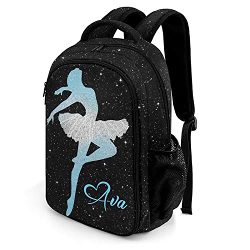 Custom Ballet Dance Backpack Name Casual Bag Daypack for Women Men Camping Hiking2