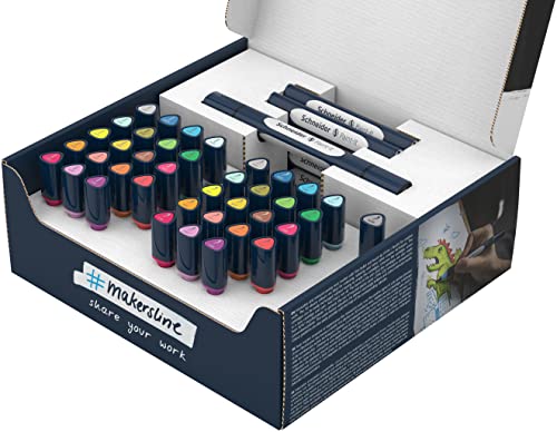 Scneider Twinmarker Paint-It 040 brush and round set V1 52 pcs