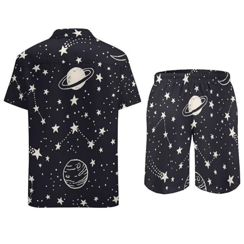 Ensemble Chemise Short Homme Constellations Anti-Chaleur Été