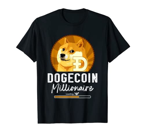 Dogecoin miner funny dogecoin millionaire vintage t-shirt