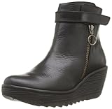  Fly London Yava, Damen Stiefel & Stiefeletten Schwarz Noir (Black) 38