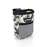leconpet Dog Treat Pouch Portable Treat Pouch for Dog Training Easily Carries Perfect Food Snack Storage Holder for Puppy Training and Walking (Camo)