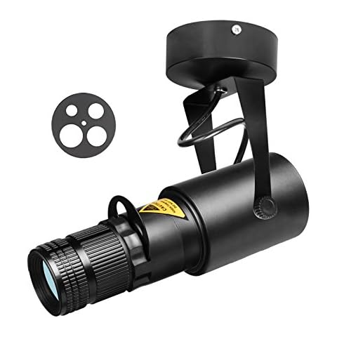 TSSS 15W Weiß LED Pin Spot Verstellbar Irisblende Drehbar Spot Light Scheinwerfer Par-Licht Werbung licht Bühnenlicht Pinspot Beleuchtung Lichteffekt Für Hochzeit Disco Party Theater Fotografie Cover