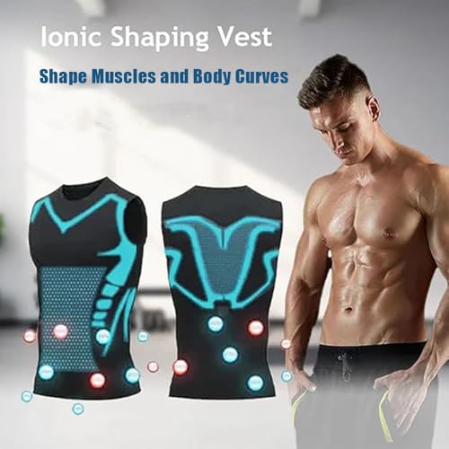 Evolv-V Boost Men Shirt, 2025 New Version Ionic Shaping Sleeveless Shirt for Men to Build a Perfect Body2