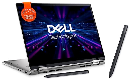 Image of Dell 2in1 Inspiron 7420 Laptop -12th Gen Intel Core i3-1215U, 8GB, 256GB, Windows 11+MSO'21, 14.0 inch /35.56Cms FHD+ WVA Touch 250 nits, Stylus Premium Active Pen|PN579X-Black