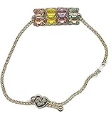 Betsey Johnson Pastel Colors Gummy Bear Friendship Bracelet