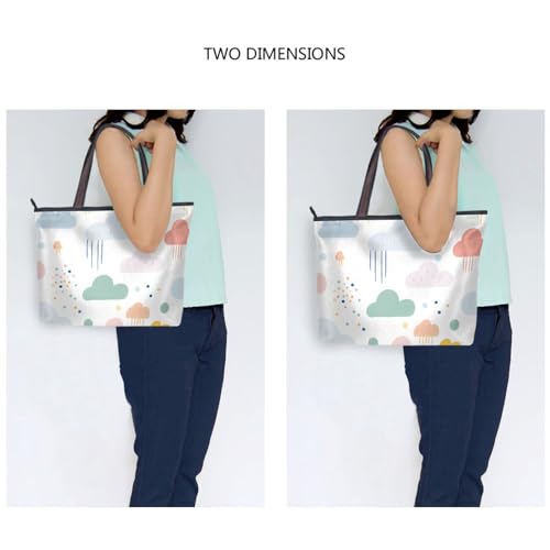 Image of Women Tote Bag, Large Shoulder Hobo Bags Casual Handbags Big Capacity Shopping Work Bag for Vacation, 5