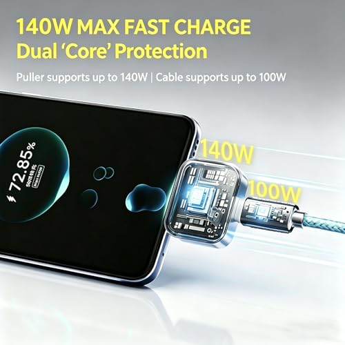 Sworae 140W Auto Disconnect Charger with USB-C - Image 6