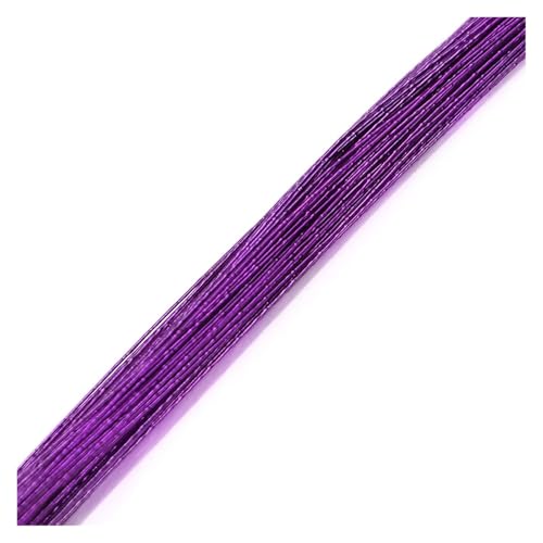 Floral Wire 25Pcs 80cm Stocking Flower Iron Wire Floral Stems Supplies for DIY Nylon Making Accessories(Color10)