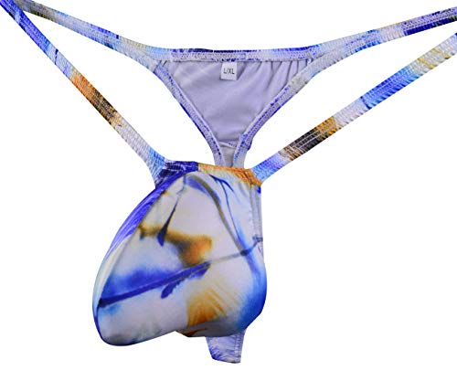 Men's String Thong Bulge Pouch T-Back Bikini WSS402