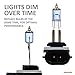 SYLVANIA - 881 SilverStar zXe Fog High Performance Halogen Fog Light Bulb - Bright White Light Output, HID Attitude, Xenon Fueled Technology (Contains 2 Bulbs)