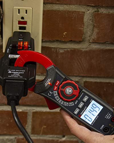 triplett et200 ac line splitter and gfci outletreceptacle tester with 5 visual indicators