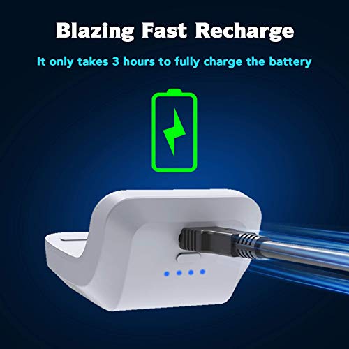 Bejoy Wireless Remote Charger Battery Pack For Ps5 Dualsense Controller, 1500Mah Rechargeable Battery Replacement, High Capacity, Fast Charging External Battery Pack With Usb Charging Cable #TOP4
