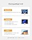 Inateck Laptoptasche Hülle kompatibel mit 15,3 Zoll MacBook Air M4 2025, M3 2024(A3114) M2 2023(A2941), 14 Zoll Laptops, 14.4 Surface Laptop Studio