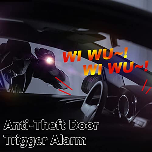 Riloer Car Remote Central Locking Kit, Universal Security Anti-Theft Alarm System With Shock Sensor Universal & 4 Doors Keyless Entry System #TOP3