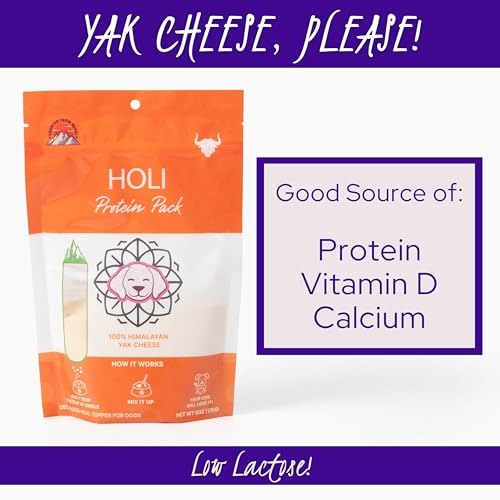 Image of HOLI Dehydrated Himalayan Yak Cheese Dog Food Topper - All Natural Dog Food Flavor Enhancer - 6oz