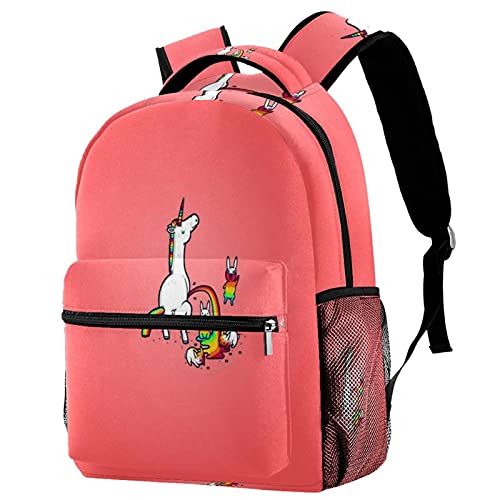 Sac à dos pour l'école avec motif licorne fini le manque de place pour les cahiers