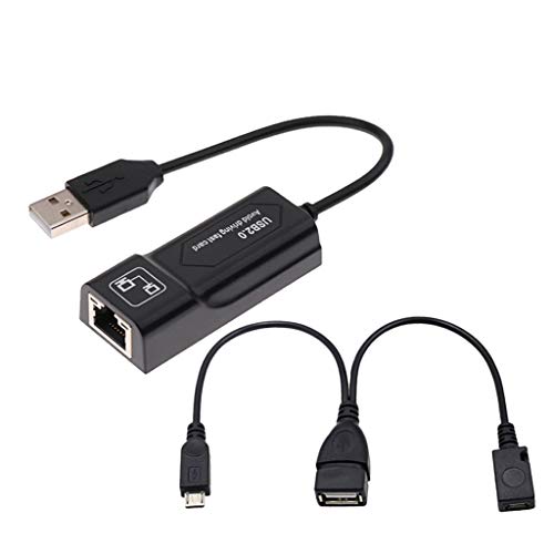 Homyl Conector Ethernet LAN E Adaptador USB 2.0 Para Fire Stick 2 E Fire TV 3