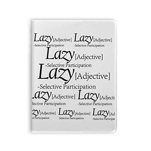 Agenda humoristique Signification of Lazy couverture souple pour organiser son année avec humour