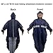 Wheelchair Poncho for Elderly & Disabled - Mobility Scooter Rain Cape Cover with Sleeves for Wind Snow Dust Freenze Resistance, 68