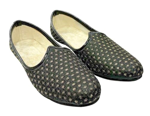 Stop n Style Wedding Sherwani Shoes Indian Punjabi Jutti for Men Ethnic Loafers3