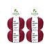 Produktbild Premium Kid Mohair Wolle Mit Seide in 20 Farben - 100g Set (4 x 25g mit je 210m) - 72% Mohair Silk Wolle, 28% Seide - Hochwertige Wolle zum Stricken und Häkeln by Hansa-Farm - Dunkelrot
