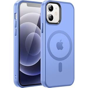 Upgraded Magnetic for iPhone 12 Case/iPhone 12 Pro Case, Compatible with Magsafe, Mil-Grade Protection, Yellowing Resistant, Anti-Scratch, Phone Case for iPhone 12/12 Pro，Blue