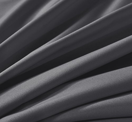 Nhnhn Fitted Sheet-Deep Pockets-Soft Microfiber-Easy Care-Shrinkage And Fade Resistant-Fitted Sheets Twin Size For Girl Woman Teens Kids-Only 1 Fitted Sheet Twin Gray thumb #4