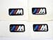 BMW ///M sport wheel Emblem badge (SET 4) sticker decal