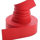 YOPITER Double Sided Leather Strap 1 Inch Wide 100 Inches Long, Smooth Leather Belt Strips Very Suit