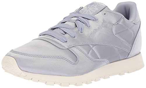 Image of Reebok Women's 100% Leather Sneaker, Purple Fog /Classic White, 6.5 M US